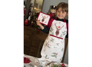 Dětská chňapka - podložka Holly Christmas - 16*16 cm