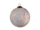 Veliká ozdoba s patinou skleněná koule Bauble antique - Ø 21cm Chic Antique