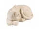 Béžová antik dekorace kočka - 25*15*12 cm Clayre & Eef
