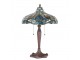 Hnědá stolní lampa Tiffany Vaganto - Ø 41*60 cm E27/max 2*60W Clayre & Eef