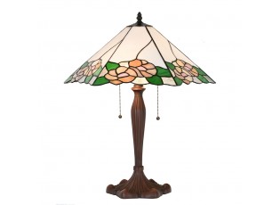 Stolní lampa Tiffany Fae - 44x61x64 cm E27/max 2x60W