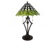 Zelená stolní lampa Tiffany Greena - Ø 41*62 cm E27/max 2*60W Clayre & Eef