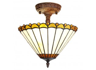 Stropní svítidlo lampa Tiffany Elegant - Ø 29*30 cm E14/max 2*25W