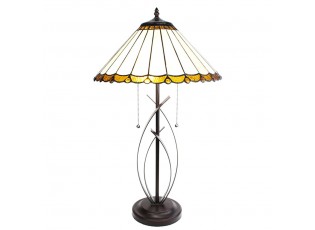 Stolní lampa Tiffany Elegant - 41*69 cm E27/max 2*60W
