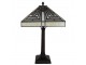 Pyramidová stolní lampa Tiffany Ova - 31*31*48 cm E27/max 1*60W Clayre & Eef