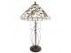 Stolní lampa Tiffany White Dragonfly - 41x69 cm E27/max 2x40W Clayre & Eef