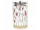 Bílá nástěnná lampa Tiffany s vážkou DragonFly - 20*10*36 cm E14/max 2*25W Clayre & Eef