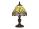 Zelená stolní lampa Tiffany s vážkami - Ø 18*32 cm E14/max 1*25W Clayre & Eef