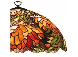 Květované stínidlo Tiffany Garden - Ø 50*24 cm