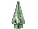 Zelený svítící skleněný stromek Tree Led - Ø 10*19cm J-Line by Jolipa