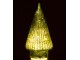 Zelený svítící skleněný stromek Tree Led - Ø 10*19cm J-Line by Jolipa