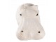 Béžová antik nástěnná dekorace hlava hroch Hippo M - 13*20*15 cm Clayre & Eef