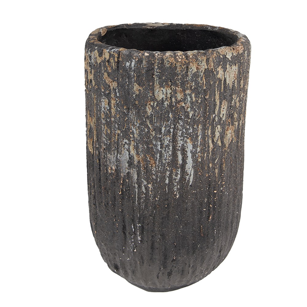Granitový antik vysoký květináč - Ø15*24 cm
