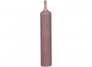 Taupe úzká krátká svíčka Short dinner candle - Ø 2 *11cm / 4.5h