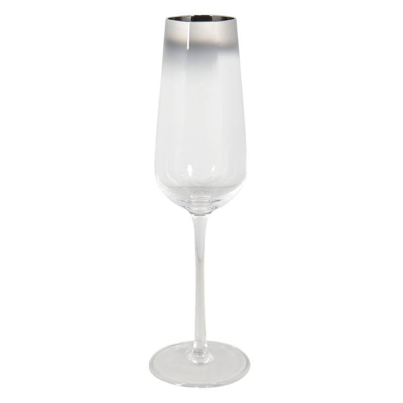 Sklenička na šampaňské Alma - ∅ 8*26 cm / 320 ml Clayre & Eef Sklenička na šampaňské Alma - ∅ 8*26 cm / 320 ml Clayre & Eef