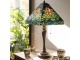 Modrá stolní lampa Tiffany s leknínem Waterlily - 31*31*61 cm E27/max 2*60W Clayre & Eef