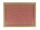 Podnos na nohy s červeným kárem Squaro - 43*33*7cm Mars & More 