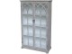 Krémová antik dřevěná skříň / vitrína s policemi Georgitte - 90*37*154 cm Chic Antique