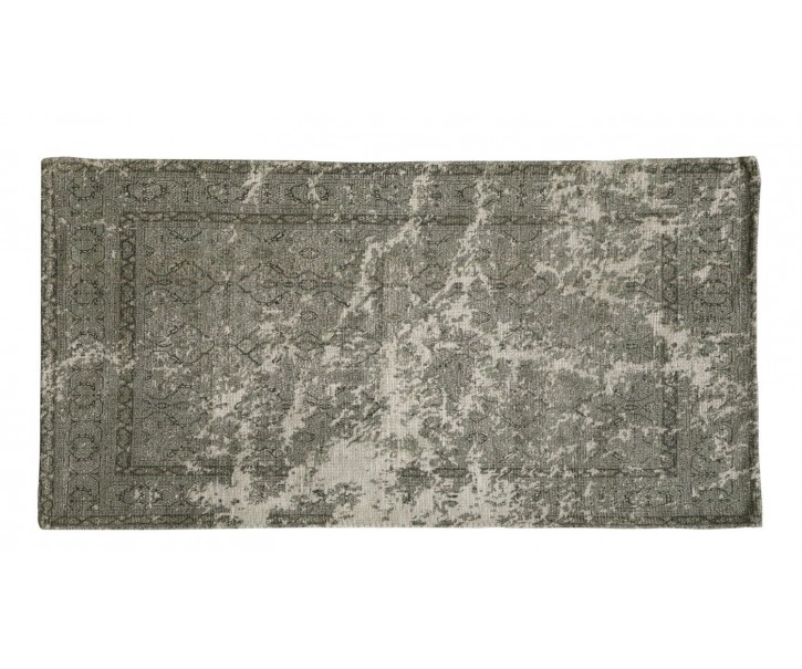 Zelený koberec se vzorem French print verte - 150*75 cm Chic Antique