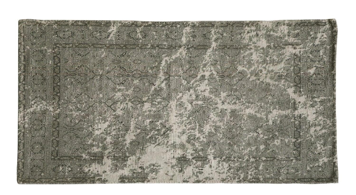 Zelený koberec se vzorem French print verte - 150*75 cm Chic Antique Zelený koberec se vzorem French print verte - 150*75 cm Chic Antique