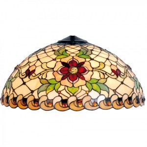 Tiffany stínidlo s květy - Ø 50 cm