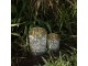 Skleněný svícen se sedmikráskami Wild Flowers Daisies M - Ø 10*12 cm Mars & More 