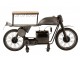 Granitový retro bar motocykl na12skleniček a 6lahví vína - 200*43*100 cm J-Line by Jolipa
