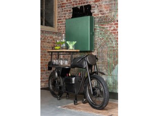Granitový retro bar motocykl na12skleniček a 6lahví vína Motorcycle - 200*43*100 cm