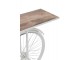 Bílý antik retro bar/konzolový stolek Bicycle - 185*36*85 cm J-Line by Jolipa