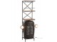 Černý retro bar na skleničky a láhve vína Tractor Bar - 87*37*181cm J-Line by Jolipa