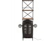 Černý retro bar na skleničky a láhve vína Tractor Bar - 87*37*181cm J-Line by Jolipa