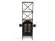 Černý retro bar na skleničky a láhve vína Tractor Bar - 87*37*181cm J-Line by Jolipa