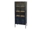 Černá antik kovová komoda Carine - 60*38*140cm Chic Antique