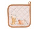 Béžová bavlněná chňapka - podložka Your Favorite Breakfast - 20*20 cm Clayre & Eef