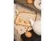 Béžová kulatá bavlněná utěrka Your Favorite Breakfast - Ø 80 cm Clayre & Eef