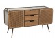 Černá kovovo-dřevěná komoda se šuplíky na nožičkách Closet High - 145*45*78 cm J-Line by Jolipa