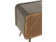 Černá kovovo-dřevěná komoda se šuplíky na nožičkách Closet High - 145*45*78 cm J-Line by Jolipa