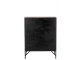 Červená antik kovová komoda s 9ti boxy na nožičkách Matal red - 86*41*114cm J-Line by Jolipa