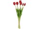 Kytice 7ks červených realistických tulipánů - 45cm J-Line by Jolipa