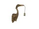 Bronzová antik nástěnná lampa jeřáb Crane - 30*16*48 cm / E27 Light & Living