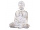 Bílo - zlatá antik dekorace socha Buddha Vittel - 23*17*28cm Chic Antique