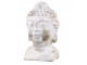 Bílo - zlatá antik dekorace hlava Buddha Vittel - 13*13*26cm Chic Antique