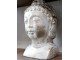 Bílo - zlatá antik dekorace hlava Buddha Vittel - 13*13*26cm Chic Antique