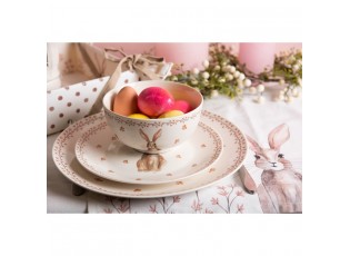 Porcelánová miska Rustic Easter Bunny - Ø 14*7 cm / 0.5 L