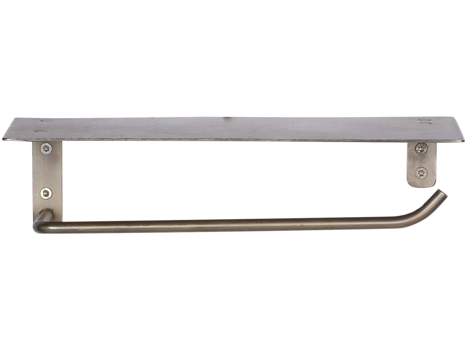 Bronzový antik kovový držák na kuchyňské utěrky - 28*7*10cm Chic Antique Bronzový antik kovový držák na kuchyňské utěrky - 28*7*10cm Chic Antique