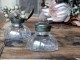 Skleněná francouzská dekorační váza Old French - Ø 8*6cm Chic Antique