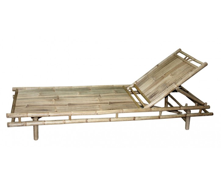 Přírodní bambusové lehátko Bamboo Pliable - 200*70*30cm Chic Antique