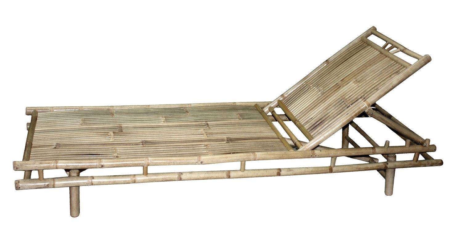 Přírodní bambusové lehátko Bamboo Pliable - 200*70*30cm