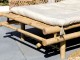 Přírodní bambusové lehátko Bamboo Pliable - 200*70*30cm Chic Antique