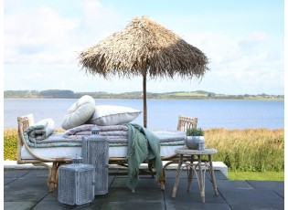 Bambusový slunečník se střechou z listů Parasol Bamboo Lyon - ∅ 160*240 cm